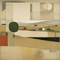 a landscape by Ben Nicholson