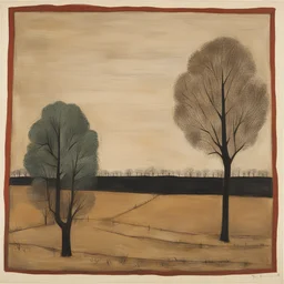 a landscape by Ben Shahn