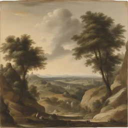 a landscape by Benedetto Caliari