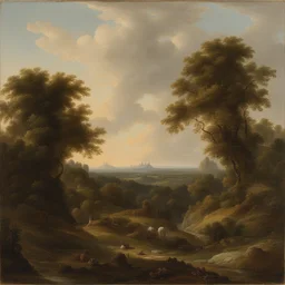 a landscape by Benoît-Hermogaste Molin