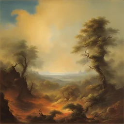 a landscape by Benoit B. Mandelbrot