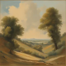 a landscape by Bernard Aubertin