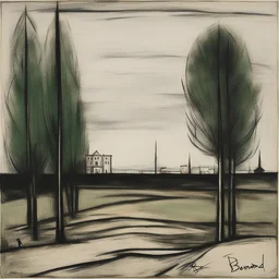 a landscape by Bernard Buffet