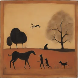 a landscape by Bill Traylor