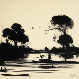 a landscape by Blek le Rat