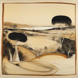 a landscape by Brett Whiteley