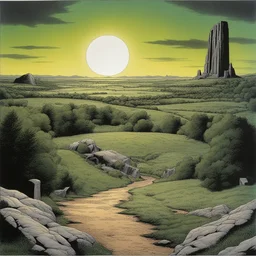 a landscape by Brian Bolland