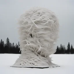 a landscape by Brian Jungen
