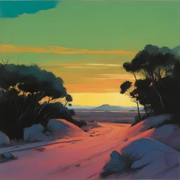 a landscape by Brian Stelfreeze