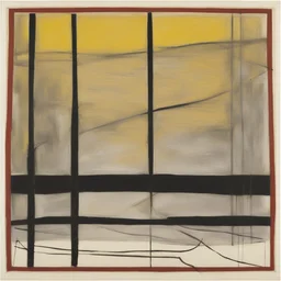a landscape by Brice Marden
