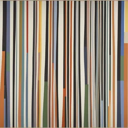 a landscape by Bridget Riley