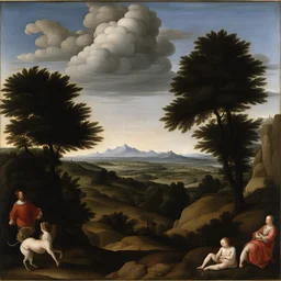 a landscape by Bronzino