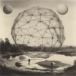 a landscape by Buckminster Fuller