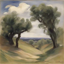 a landscape by Camille Claudel