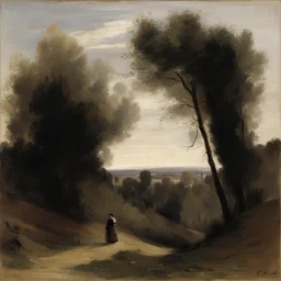 a landscape by Camille Corot
