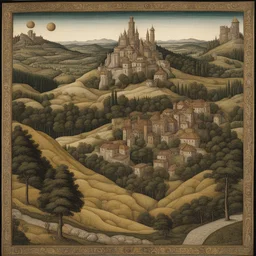 a landscape by Carlo Crivelli