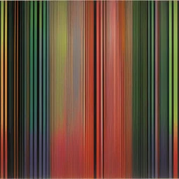 a landscape by Carlos Cruz-Diez