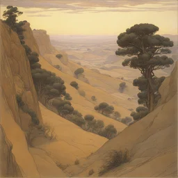 a landscape by Carlos Schwabe