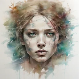 a landscape by Carne Griffiths
