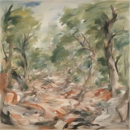 a landscape by Cecily Brown