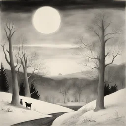 a landscape by Charles Addams