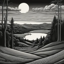 a landscape by Charles Burns