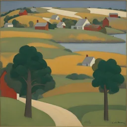 a landscape by Charles Gwathmey