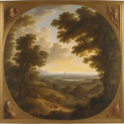 a landscape by Charles Le Brun