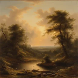 a landscape by Charles Schridde