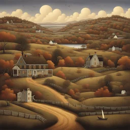 a landscape by Charles Wysocki
