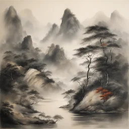 a landscape by Ching Yeh