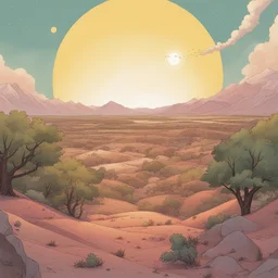 a landscape by Chip Zdarsky