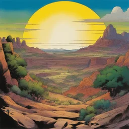 a landscape by Chris Claremont