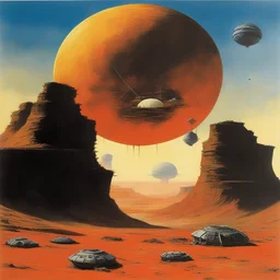 a landscape by Chris Foss