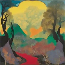 a landscape by Chris Ofili