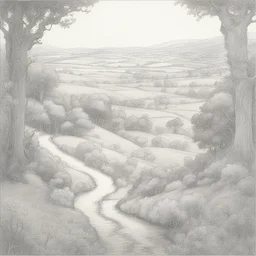 a landscape by Chris Riddell
