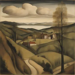 a landscape by Christian Schad