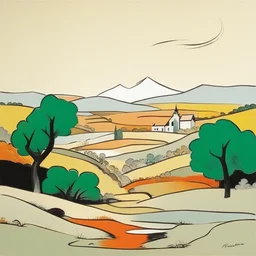 a landscape by Christoph Niemann