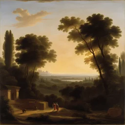 a landscape by Claude Lorrain
