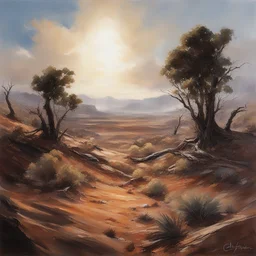 a landscape by Clayton Crain