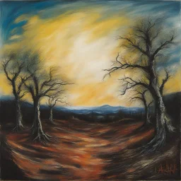 a landscape by Clive Barker