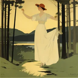a landscape by Coles Phillips