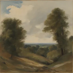 a landscape by Conrad Felixmüller