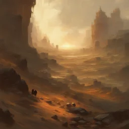a landscape by Craig Mullins