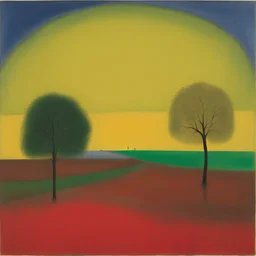 a landscape by Craigie Aitchison