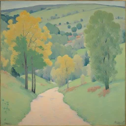 a landscape by Cuno Amiet