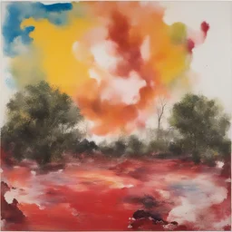 a landscape by Dan Colen