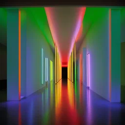a landscape by Dan Flavin