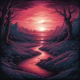 a landscape by Dan Mumford