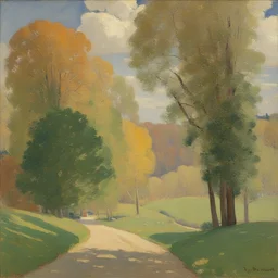 a landscape by Daniel Garber
